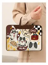 カートゥーン猫デザインのノートパソコンバッグ【手提げ式・防震・華為MateBookやLenovo小新Pro、MacBook対応】（セットアップ対応）