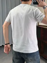 麻混短袖Tシャツ【シンプルデザイン・薄手・通気性・クルーネック】