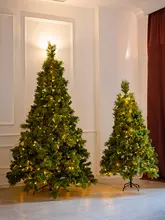 クリスマスツリー 大型 フロアタイプ LEDライト付き 大ボリューム リアルなグリーン クリスマス インテリア