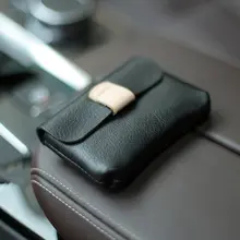 カードケース コインケース ミニポーチ 本革 コンパクト ハンドメイド ケーブル収納 イヤホン収納 トレンド