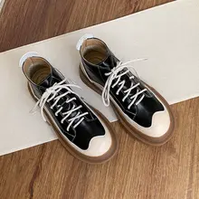 ショートブーツ レディース 編み上げ バイカラー 厚底 ヴィンテージ トラッド あったか 秋冬