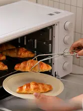 トング 食品トング パン用 焼肉用 ステンレス製 滑り止め付き 耐熱 断熱 BBQ ステーキ