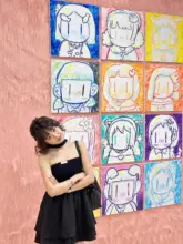 バタフライリボン付きミニドレス【肩掛け・可愛いデザイン・誕生日撮影に最適】