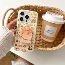カートゥーンパン型スマートフォンケース【各種スマートフォン対応・衝撃吸収・可愛いデザイン】