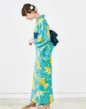 和風改良浴衣【レトロデザイン・神明少女・撮影用】
