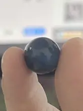 深みのある青色の旗袍ボタン【玉石風・高級丸型ビーズボタン・シフォンシャツ用】