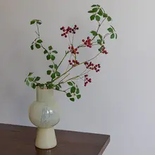 高脚ガラス花瓶【手作り・高品質・侘び寂びスタイル・水耕装飾用】