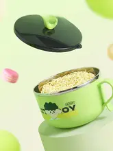 可愛いデザインの蓋付きインスタ映えラーメンボウル【家庭用・ユニークスタイル】