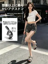 夏用フラットサンダル【女性用・楽な履き心地・スカートに合わせやすい】