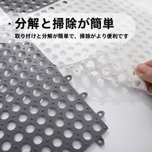 ペットマット 犬用 ケージ用すのこ プラスチック カット可能 就寝用 お出かけ トイレ 砂飛び散り防止 汚れ防止