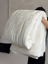 極上の柔らかさ！大豆双蛋白入りシルク掛け布団【保温性・冬用・春秋用】