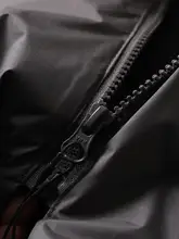 防水機能付きVネック軽量コットンジャケット【ユニセックス・アウトドア用・重ね着対応】