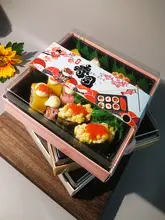 使い捨て寿司用紙製パッケージボックス【ティラミス・サーモン・オードブル用】
