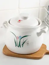 耐高温陶製土鍋【家庭用・ガス対応・スープ用】