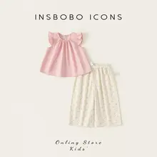 セットアップ キッズ ガールズ 夏 カジュアル おしゃれ 「INSbobo」