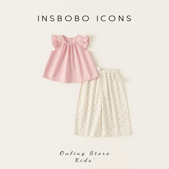 セットアップ キッズ ガールズ 夏 カジュアル おしゃれ 「INSbobo」