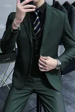 メンズ ダブルブレストスーツセット【細身・結婚式・パーティー用・英国スタイル・2点セット】