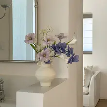 造花 フラワーアレンジメント 花瓶 リビング インテリア 高級感 上品 おしゃれ インスタ映え オブジェ