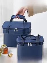 保冷袋 アルミ製保温バッグ【厚手・ハンドル付き・お弁当用】