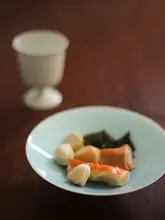 薄手青釉の家庭用大斗笠碗【景德鎮製・和風茶点用・レストラン・ホテル用】