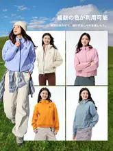 Camel 女性用 防風防水 ハイキングジャケット【ショートタイプ・取り外し可能なインナー付き】