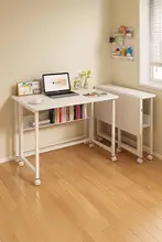 折りたたみ式パソコンデスク【長方形・学生用・移動可能・シンプルデザイン】