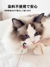 猫じゃらし用替えヘッド【羽根付き・鈴付き・耐噛性】