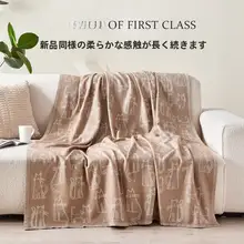 高級感ある航空用ブランケット【ソファ用・夏用・ミニサイズ】