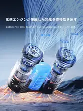 携帯用クリップ式USB扇風機【充電対応・熱中症対策・アウトドア用・ハンズフリー】