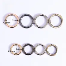 スプリングオープニングリング【キーリング・DIY用・丸型・財布・バッグ用金具】