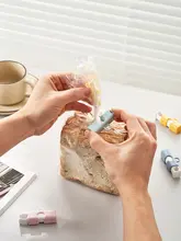 食品用プラスチックバッグ密封クリップ【パン・スナック用・小型スプリング式】