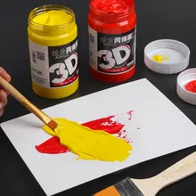 アクリルペイント 300ml DIY壁画材料 12色セット 手描きの衣類・靴・帽子 流体画