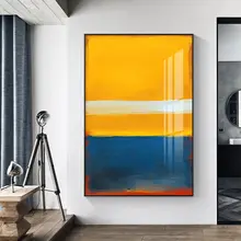 マーク・ロスコの抽象油絵 壁掛けアート【ミニマルスタイル・玄関・リビング・ダイニング用】