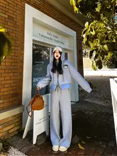 GULAL良品 セットアップ【カラーブロックフード付きスウェット・ワイドパンツ】