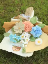 手編みの大飛燕花束【毛糸編み・贈り物・卒業祝い・子供の日・友人や彼女に】（セットアップ対応）
