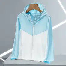 カラー切替デザインの子供用UVカットパーカー【春夏用・防紫外線】