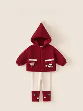 冬用立体デザインの子供用毛布ジャケット【フード付き・裏起毛・パンツ付き】（セットアップ対応）