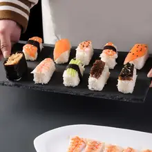 創意軍艦形おにぎり型 10個一体DIY海苔巻きセット【寿司道具】