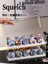 透明収納ボックス【密封防塵・防湿・バッジ保護用・ディスプレイラック】