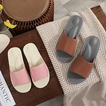 夏用エコノミーハイグレード人体工学マッサージシープスキンスリッパ【男女兼用・室内用・レザーソフトソール】