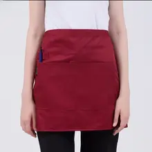 男女兼用 ショート黒エプロン【カフェ・レストラン・バー用】