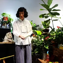 春夏用ふんわりデザインブラウス【リボン付き・薄手・小柄対応】