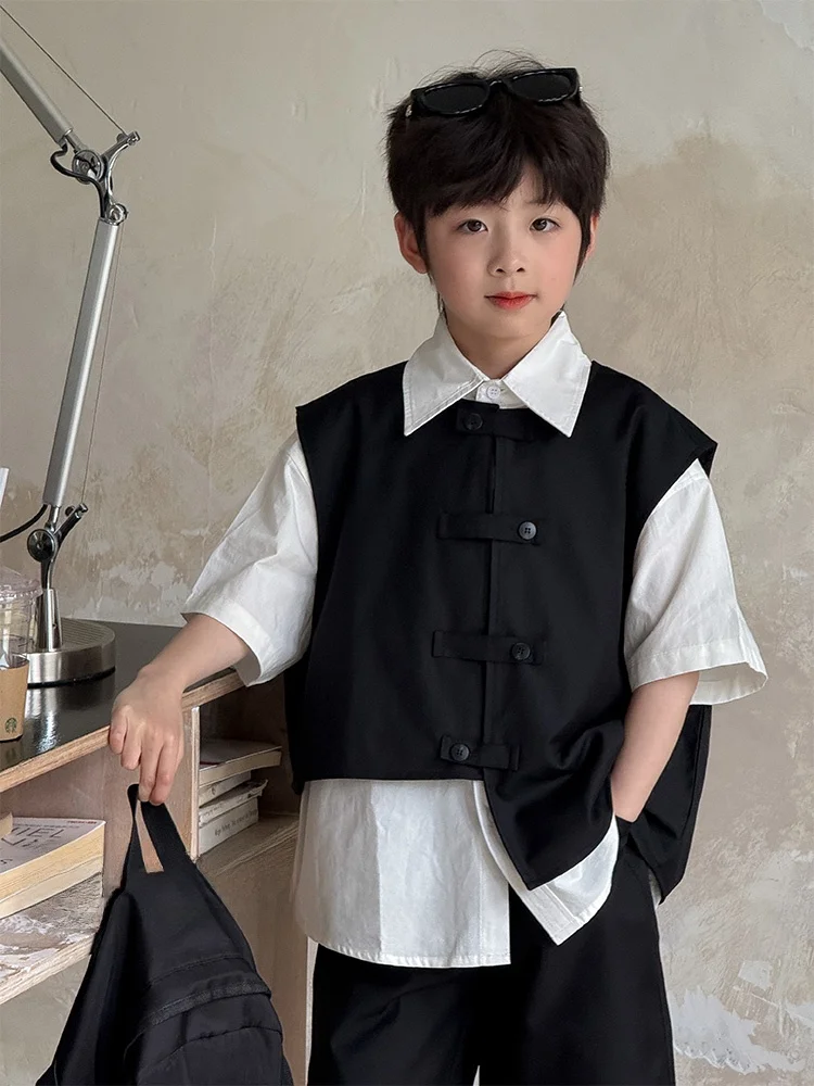 小学一年生の男の子にどんな服がおすすめ？カラーブロックのセットアップが解決する3つの悩み