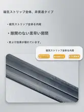 蚊対策の扉カーテン サイドオープンタイプ 穴あけ不要 磁気吸着 自分で取り付け