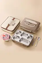 304ステンレス製 保温ランチボックス【小学生用・食品安全・分割デザイン】