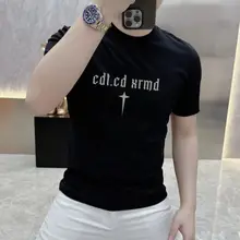 夏用半袖Tシャツ【コットン・カジュアル・ロゴプリント】