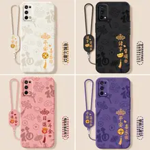 リアルミー真我X7 Pro用スマホケース【シリコン製・ピンク・防摔】