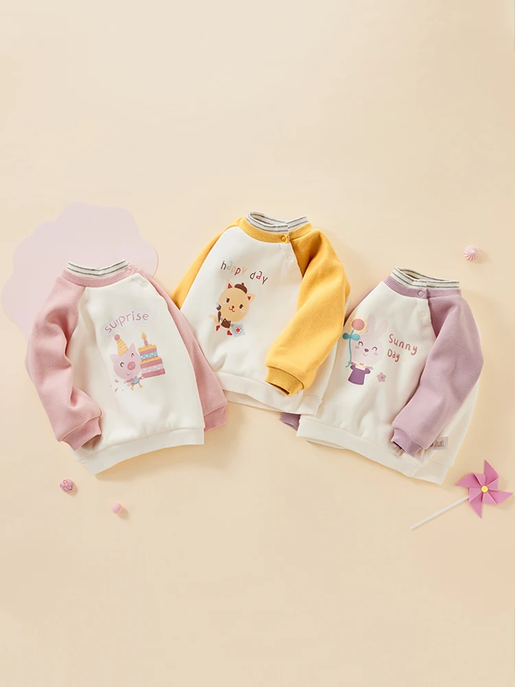 可愛い スウェット おすすめモデル：DAVE＆BELLA 子供用冬用フリース  パーカー