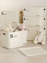多用途収納ボックス【リビング用・おやつやおもちゃの整理に最適・衣類収納可】（セットアップ対応）