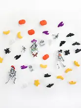 服飾用 ミニボタンバッジ【ハロウィン・パッチワーク用・装飾用】